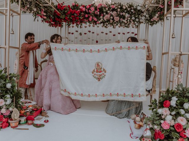 Darsh and Amish's Wedding in Hertford, Hertfordshire 128