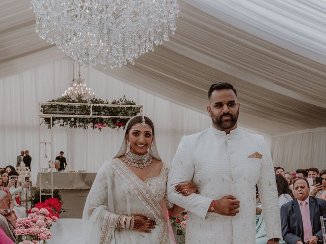 Darsh and Amish's Wedding in Hertford, Hertfordshire 143