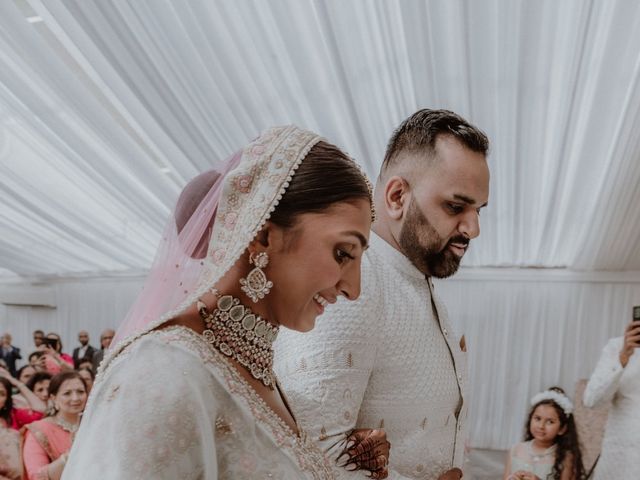 Darsh and Amish's Wedding in Hertford, Hertfordshire 148