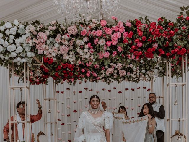 Darsh and Amish's Wedding in Hertford, Hertfordshire 156