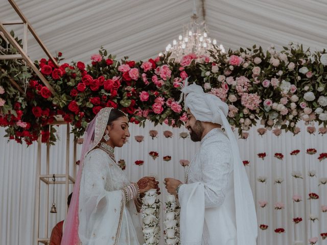 Darsh and Amish's Wedding in Hertford, Hertfordshire 174