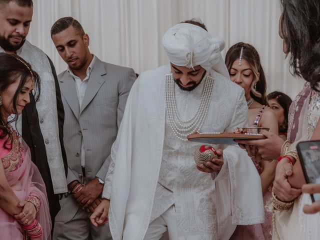 Darsh and Amish's Wedding in Hertford, Hertfordshire 224