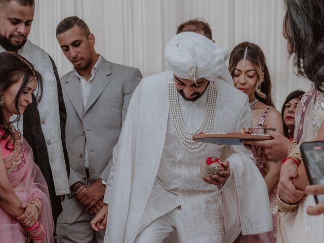 Darsh and Amish's Wedding in Hertford, Hertfordshire 225