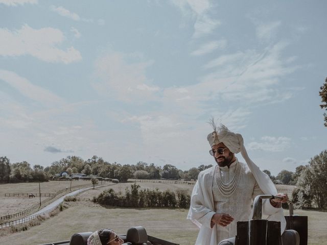 Darsh and Amish's Wedding in Hertford, Hertfordshire 258