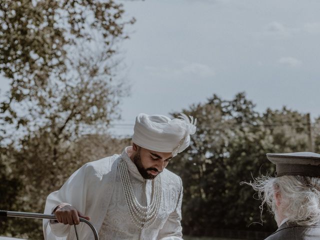 Darsh and Amish's Wedding in Hertford, Hertfordshire 282
