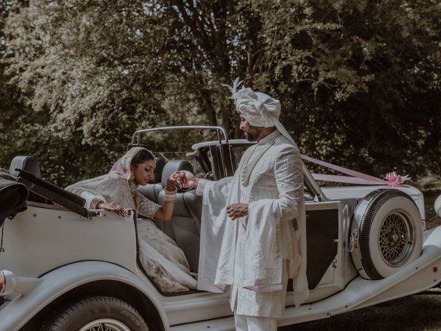 Darsh and Amish's Wedding in Hertford, Hertfordshire 286