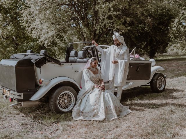 Darsh and Amish's Wedding in Hertford, Hertfordshire 298