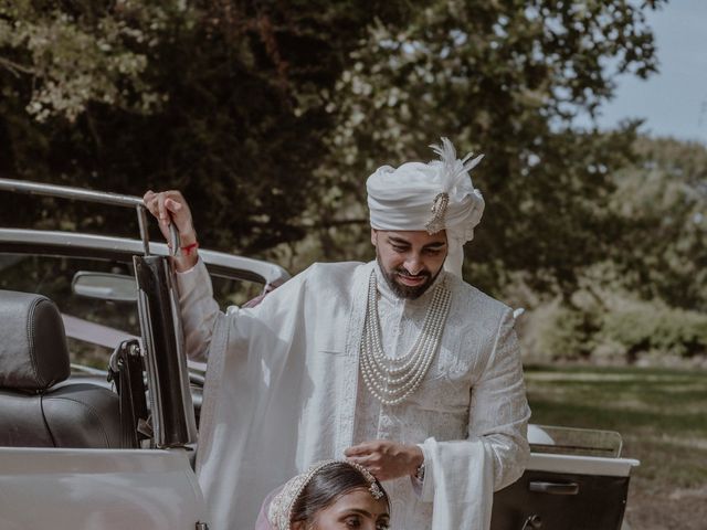 Darsh and Amish's Wedding in Hertford, Hertfordshire 308