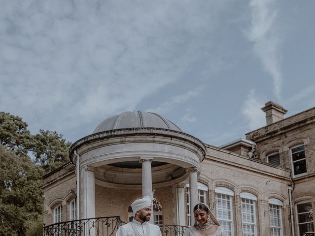 Darsh and Amish's Wedding in Hertford, Hertfordshire 349