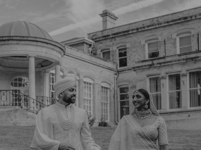 Darsh and Amish's Wedding in Hertford, Hertfordshire 354