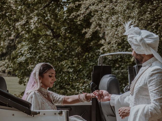 Darsh and Amish's Wedding in Hertford, Hertfordshire 413