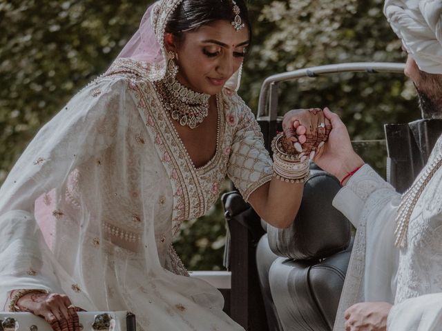 Darsh and Amish's Wedding in Hertford, Hertfordshire 414
