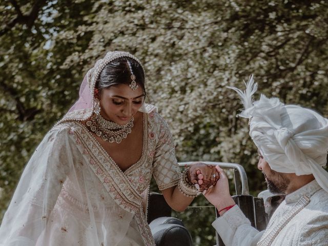 Darsh and Amish's Wedding in Hertford, Hertfordshire 415