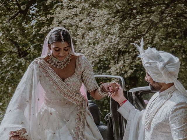 Darsh and Amish's Wedding in Hertford, Hertfordshire 416