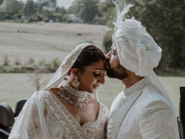 Darsh and Amish's Wedding in Hertford, Hertfordshire 420