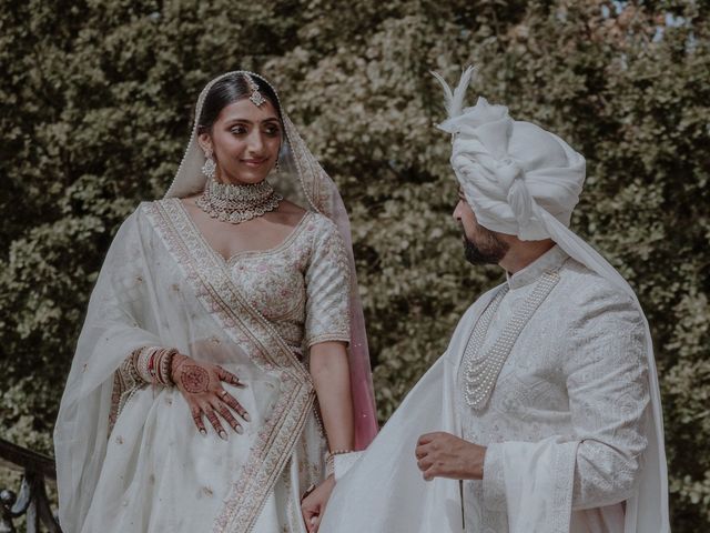 Darsh and Amish's Wedding in Hertford, Hertfordshire 428
