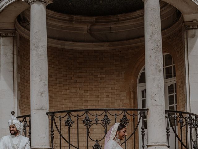 Darsh and Amish's Wedding in Hertford, Hertfordshire 458