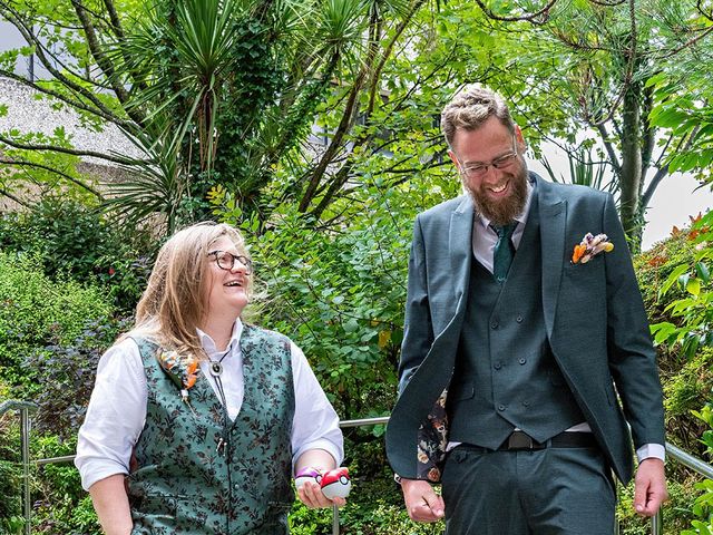Martin and Abi's Wedding in Gower, Swansea 34