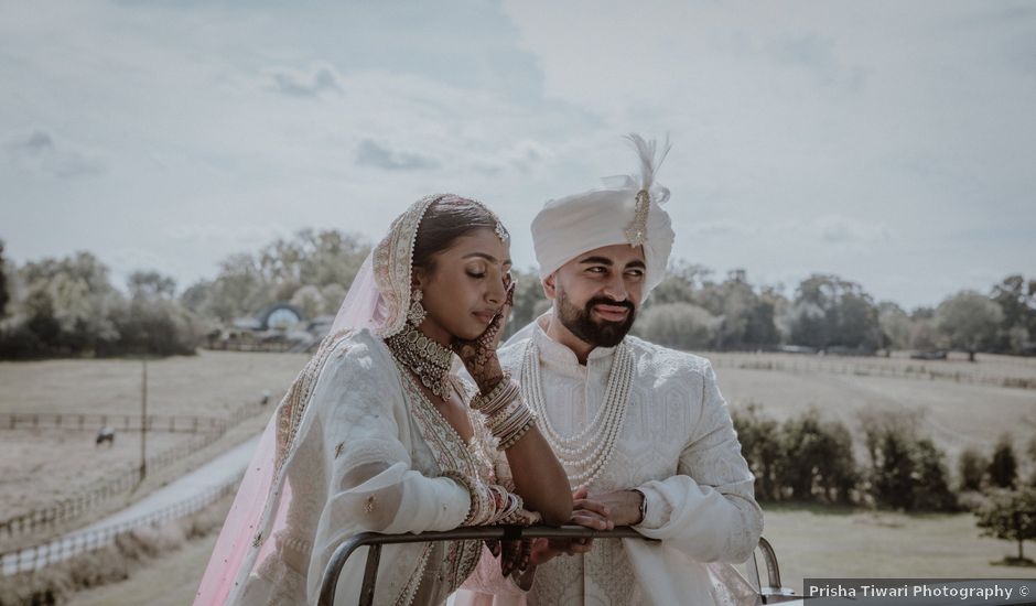 Darsh and Amish's Wedding in Hertford, Hertfordshire