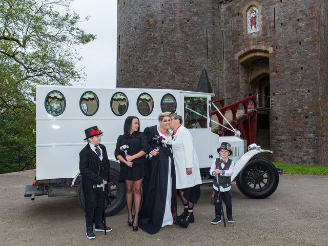 Jade and Gemma&apos;s Wedding in Tongwynlais, Cardiff 60