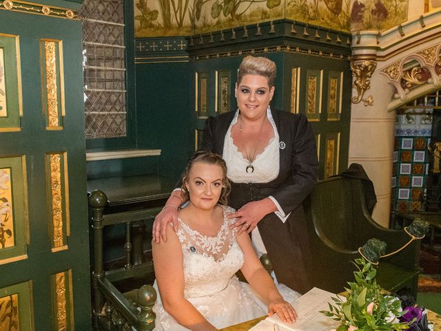 Jade and Gemma&apos;s Wedding in Tongwynlais, Cardiff 111