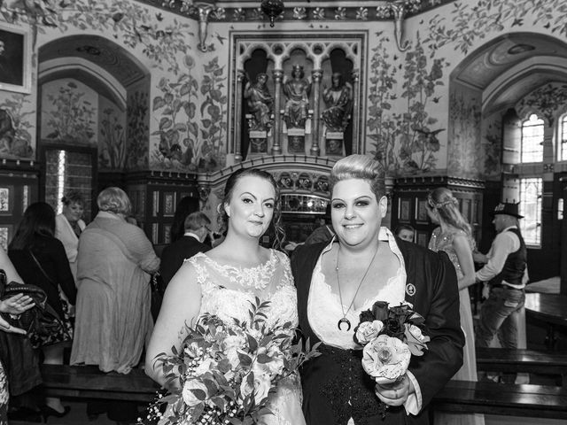 Jade and Gemma&apos;s Wedding in Tongwynlais, Cardiff 124