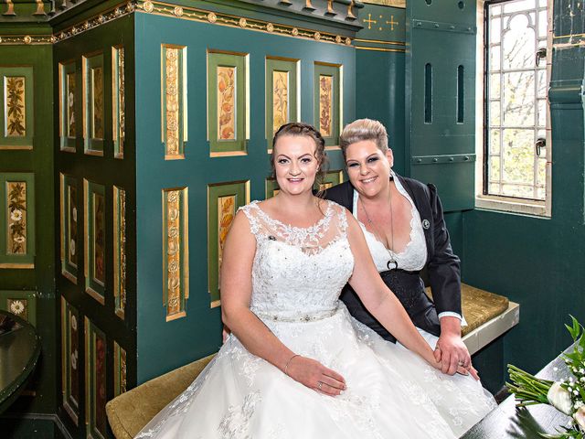 Jade and Gemma&apos;s Wedding in Tongwynlais, Cardiff 130