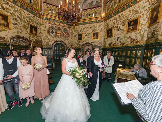 Jade and Gemma&apos;s Wedding in Tongwynlais, Cardiff 165