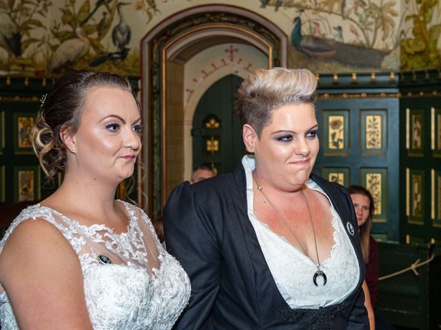 Jade and Gemma&apos;s Wedding in Tongwynlais, Cardiff 177
