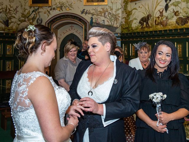 Jade and Gemma&apos;s Wedding in Tongwynlais, Cardiff 188