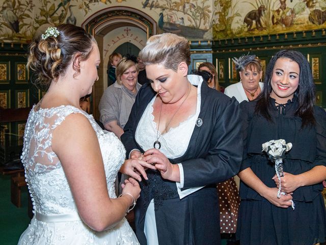 Jade and Gemma&apos;s Wedding in Tongwynlais, Cardiff 189