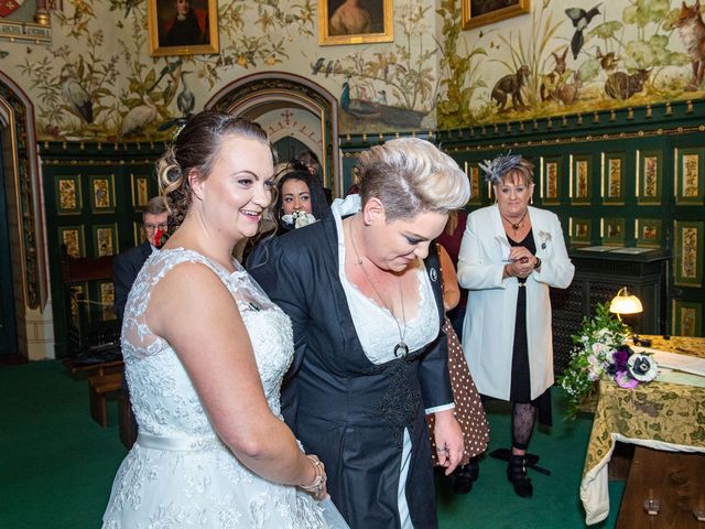 Jade and Gemma&apos;s Wedding in Tongwynlais, Cardiff 198