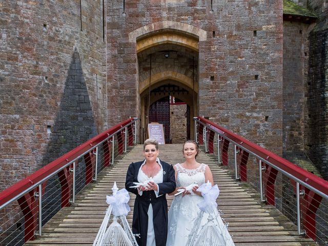 Jade and Gemma&apos;s Wedding in Tongwynlais, Cardiff 244