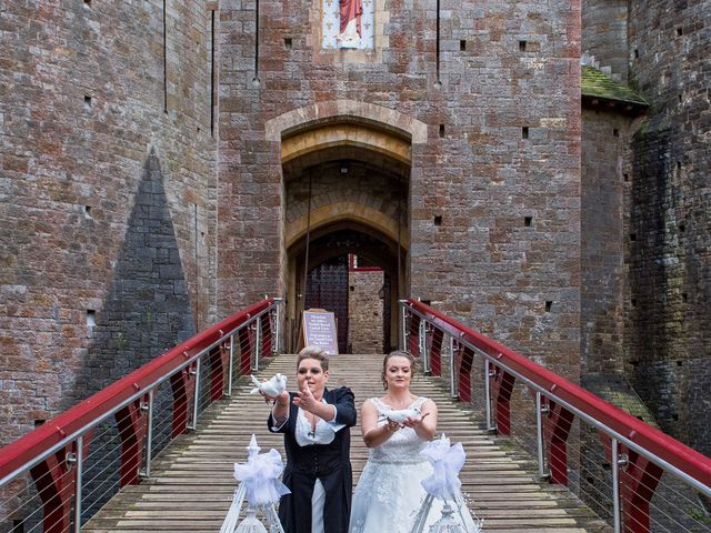 Jade and Gemma&apos;s Wedding in Tongwynlais, Cardiff 249