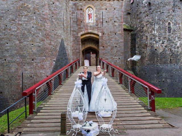 Jade and Gemma&apos;s Wedding in Tongwynlais, Cardiff 254