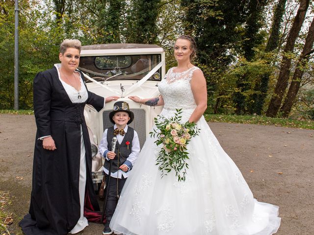 Jade and Gemma&apos;s Wedding in Tongwynlais, Cardiff 284