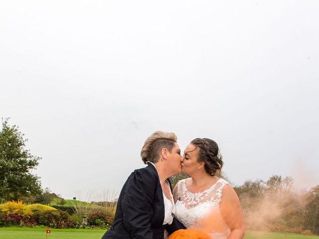 Jade and Gemma&apos;s Wedding in Tongwynlais, Cardiff 407