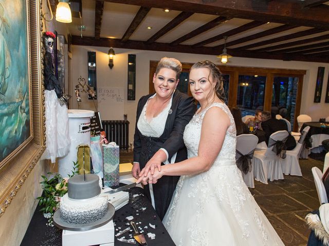 Jade and Gemma&apos;s Wedding in Tongwynlais, Cardiff 443