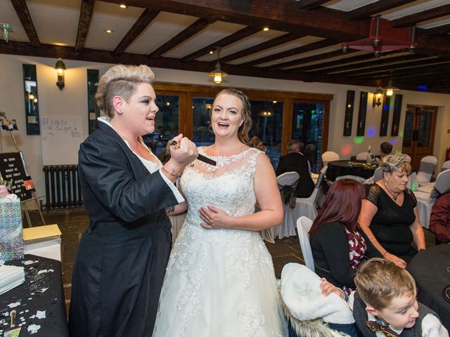 Jade and Gemma&apos;s Wedding in Tongwynlais, Cardiff 449