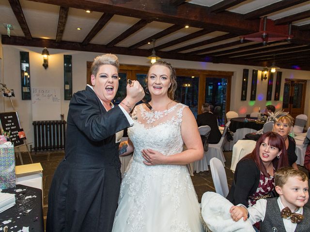 Jade and Gemma&apos;s Wedding in Tongwynlais, Cardiff 451