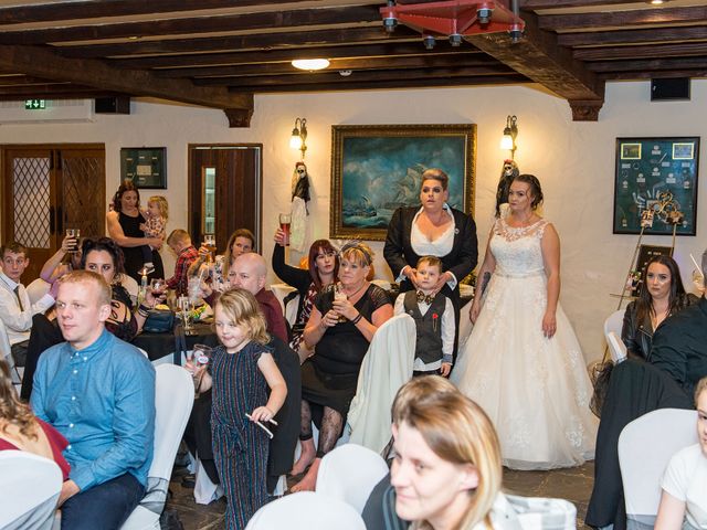 Jade and Gemma&apos;s Wedding in Tongwynlais, Cardiff 479