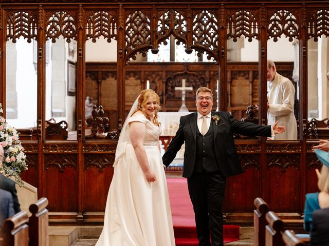 Ian and Ella's Wedding in Bakewell, Derbyshire 16