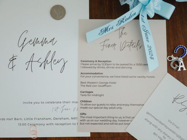 Ashley and Gemma's Wedding in Dereham, Norfolk 9