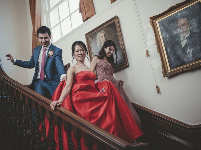 Wei and Bonnie&apos;s Wedding in Winchester, Hampshire 53
