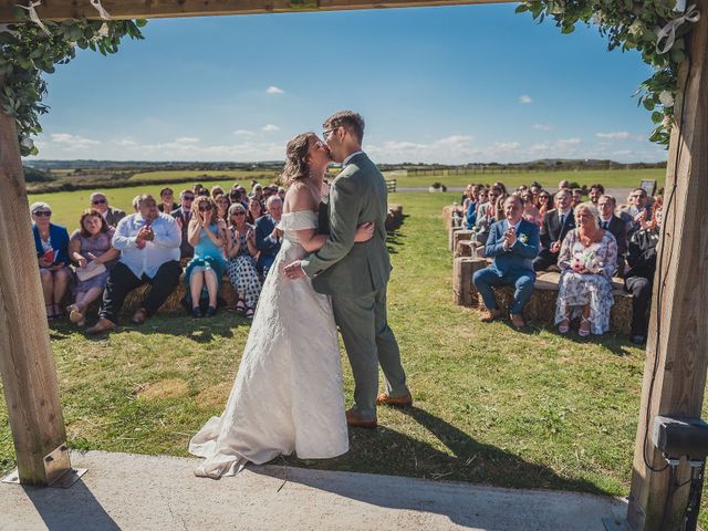 Jamie and Karenza&apos;s Wedding in Perranporth, Cornwall 16