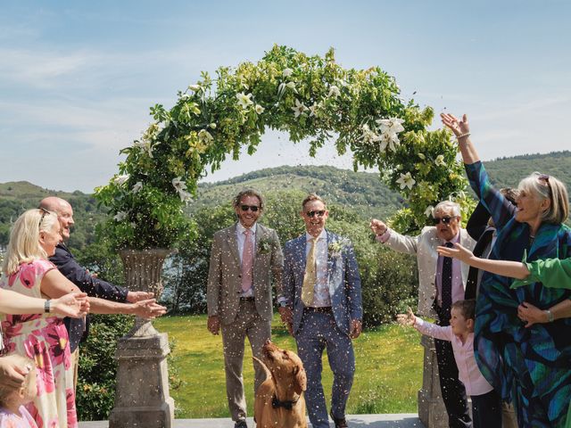 Stuart and Christian's Wedding in Windermere, Cumbria 1