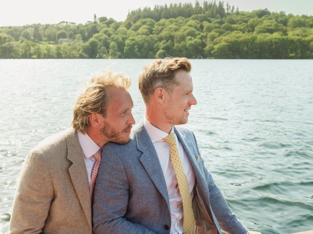 Stuart and Christian's Wedding in Windermere, Cumbria 13