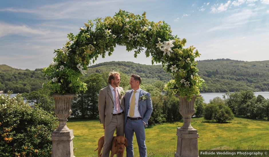 Stuart and Christian's Wedding in Windermere, Cumbria
