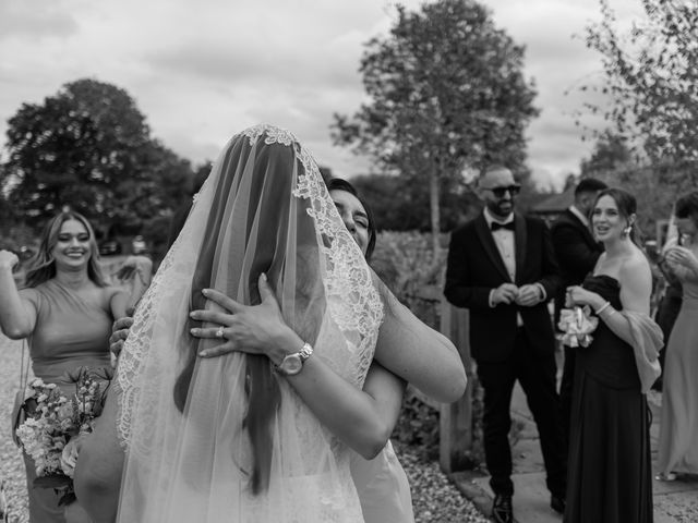 Steve and Izu's Wedding in Silchester, Hampshire 6