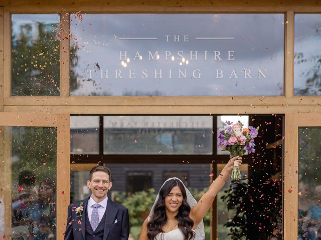 Steve and Izu's Wedding in Silchester, Hampshire 1